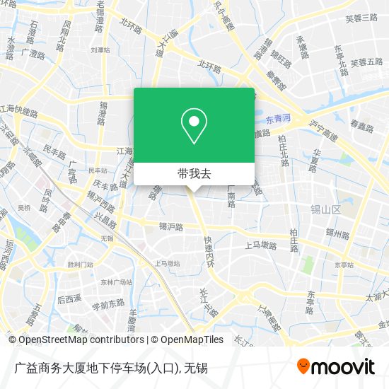 广益商务大厦地下停车场(入口)地图