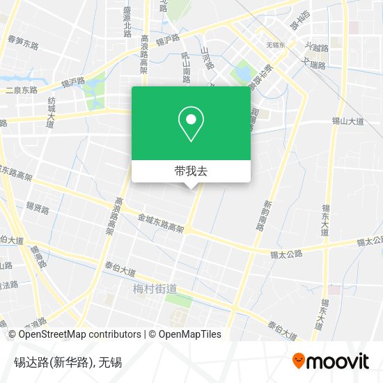 锡达路(新华路)地图