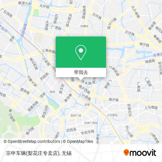 宗申车辆(梨花庄专卖店)地图