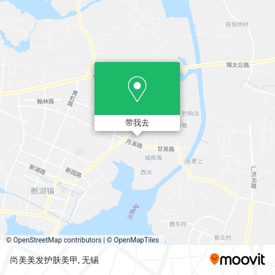 尚美美发护肤美甲地图