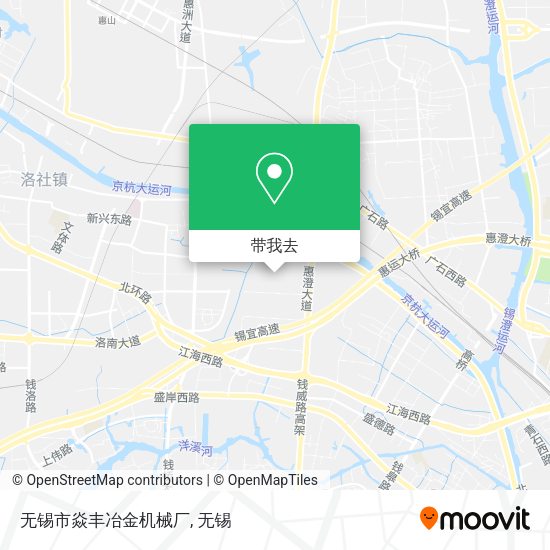 无锡市焱丰冶金机械厂地图