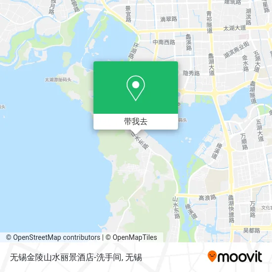 无锡金陵山水丽景酒店-洗手间地图