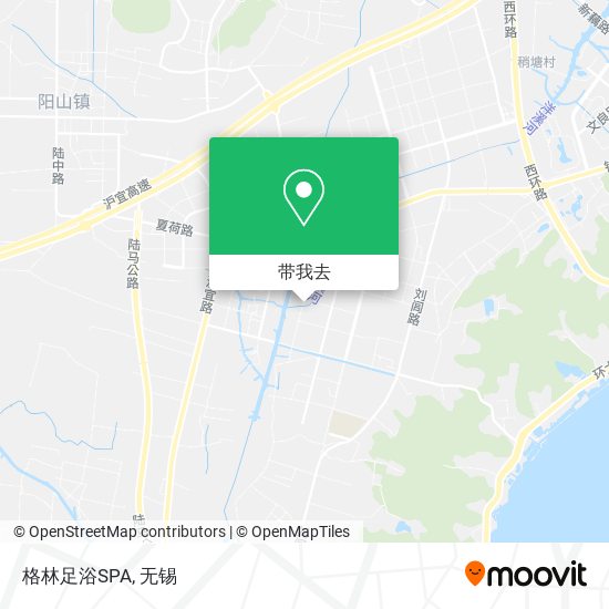 格林足浴SPA地图