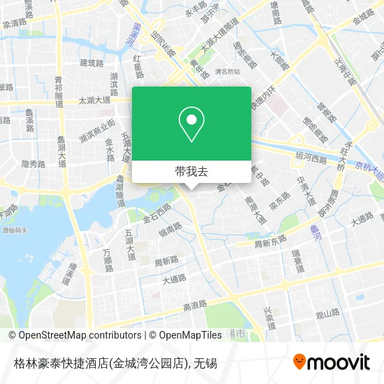 格林豪泰快捷酒店(金城湾公园店)地图