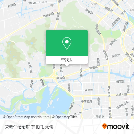 荣毅仁纪念馆-东北门地图