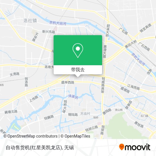 自动售货机(红星美凯龙店)地图