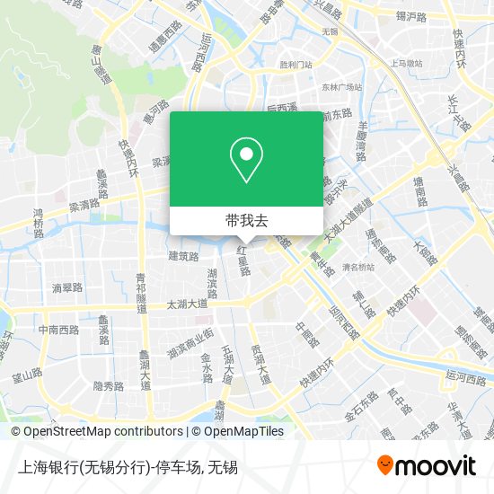 上海银行(无锡分行)-停车场地图