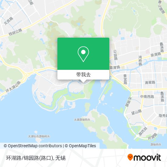环湖路/锦园路(路口)地图