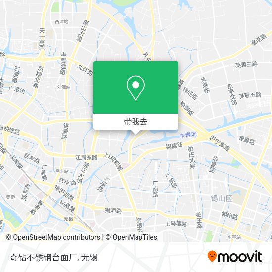 奇钻不锈钢台面厂地图