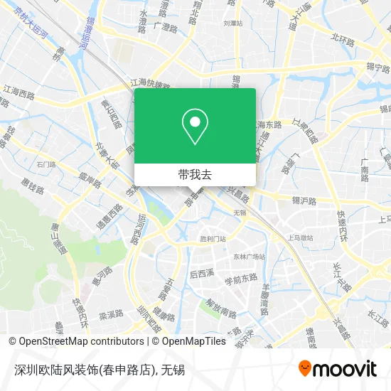 深圳欧陆风装饰(春申路店)地图