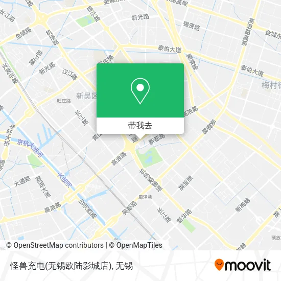 怪兽充电(无锡欧陆影城店)地图