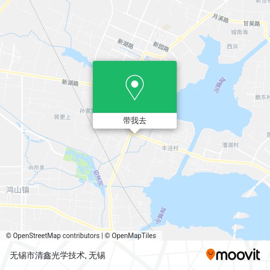 无锡市清鑫光学技术地图
