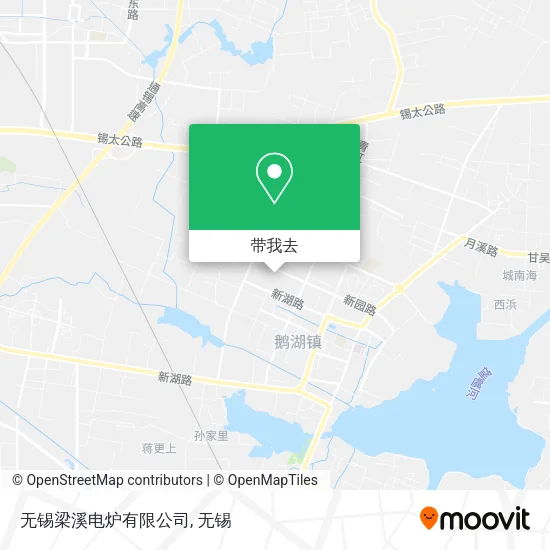 无锡梁溪电炉有限公司地图