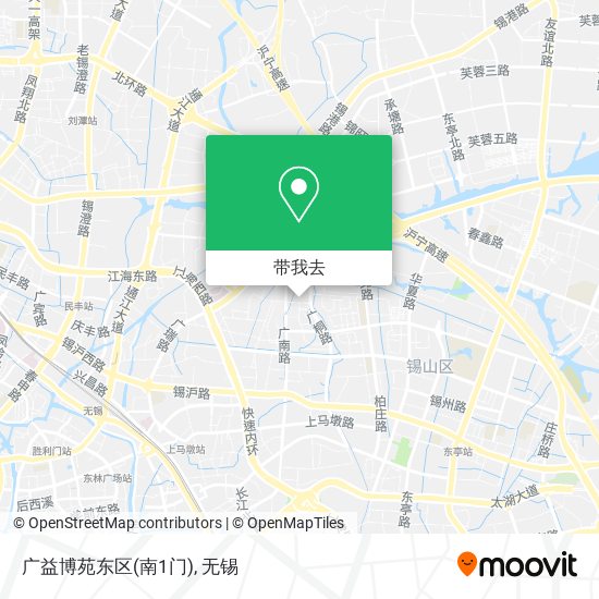 广益博苑东区(南1门)地图