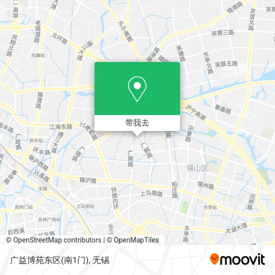 广益博苑东区(南1门)地图