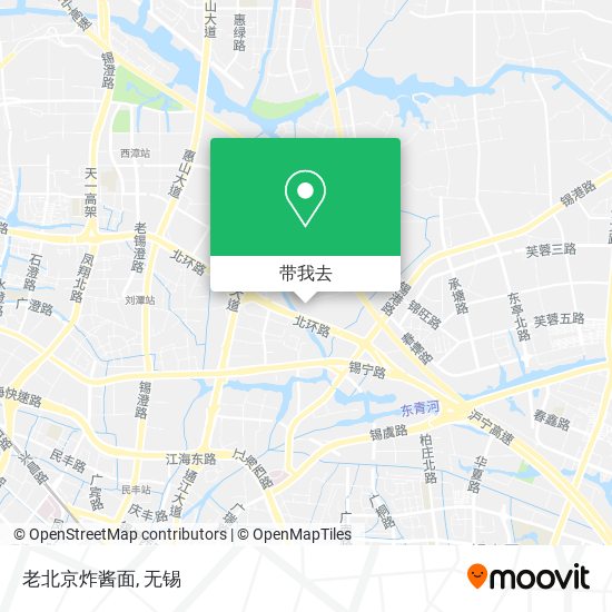 老北京炸酱面地图