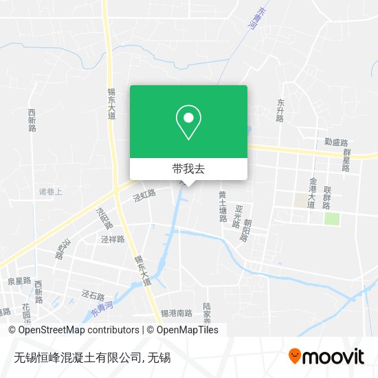 无锡恒峰混凝土有限公司地图