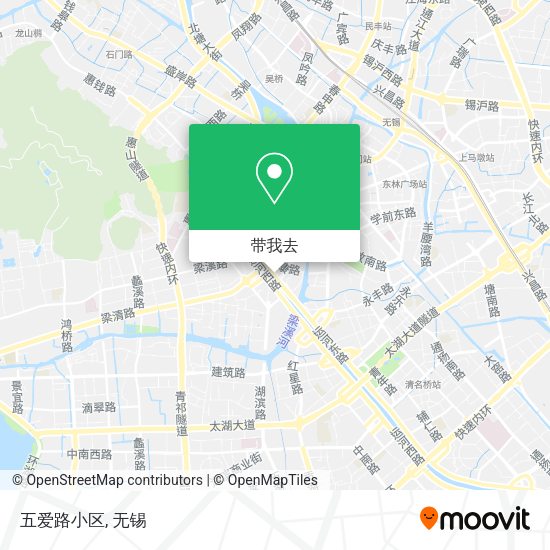 五爱路小区地图