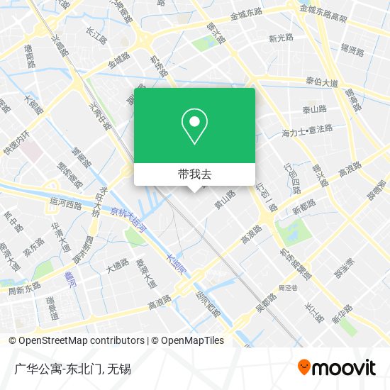 广华公寓-东北门地图