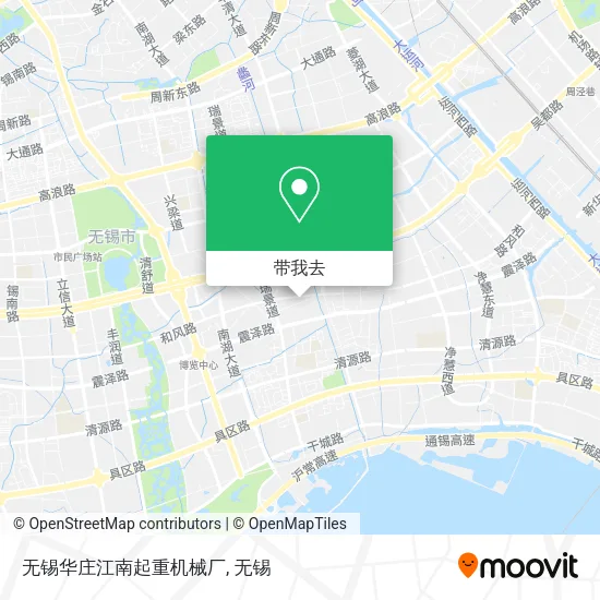 无锡华庄江南起重机械厂地图