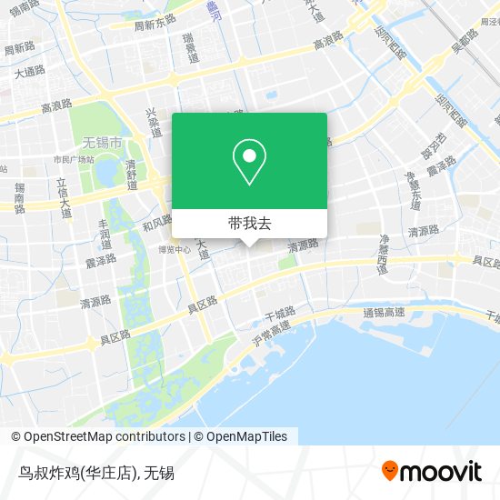 鸟叔炸鸡(华庄店)地图