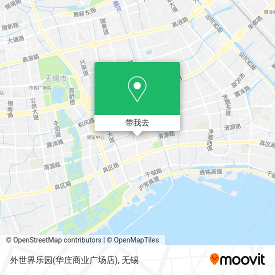 外世界乐园(华庄商业广场店)地图