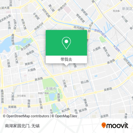 南湖家园北门地图