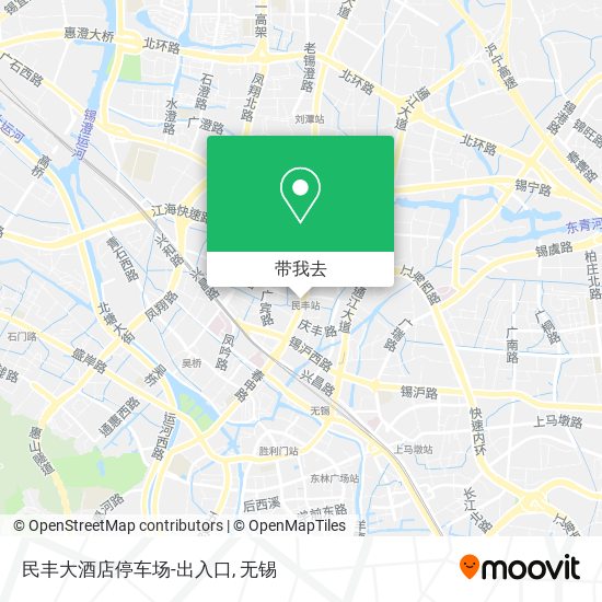 民丰大酒店停车场-出入口地图