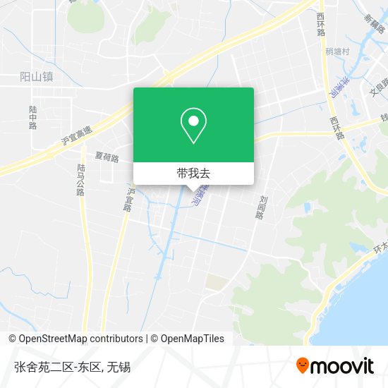 张舍苑二区-东区地图