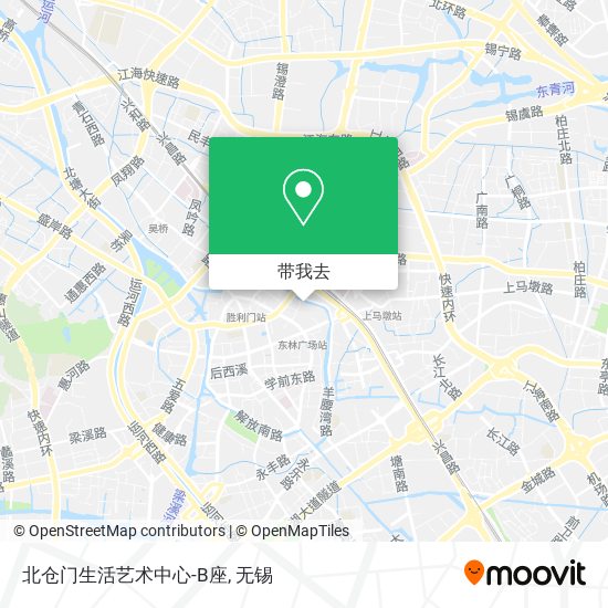 北仓门生活艺术中心-B座地图