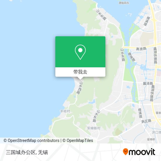 三国城办公区地图