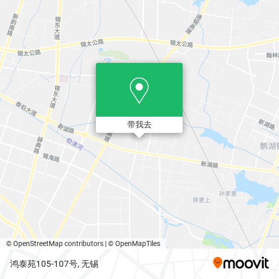 鸿泰苑105-107号地图