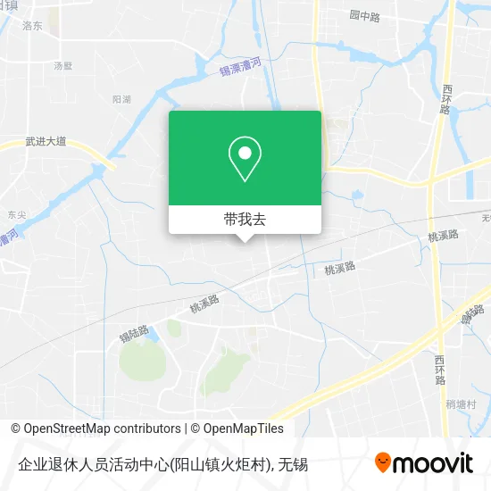 企业退休人员活动中心(阳山镇火炬村)地图