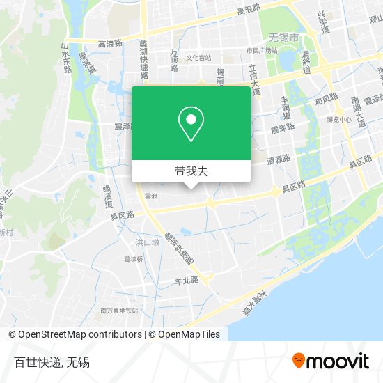 百世快递地图