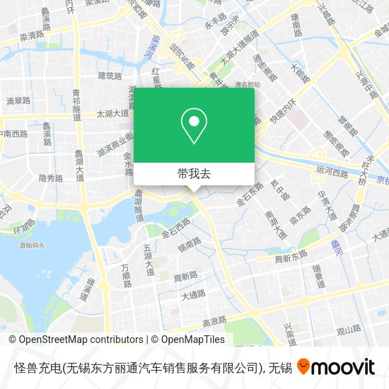 怪兽充电(无锡东方丽通汽车销售服务有限公司)地图
