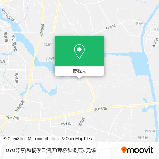 OYO尊享|和畅假日酒店(厚桥街道店)地图