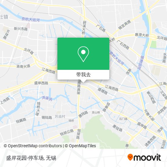 盛岸花园-停车场地图