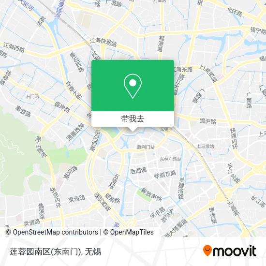 莲蓉园南区(东南门)地图