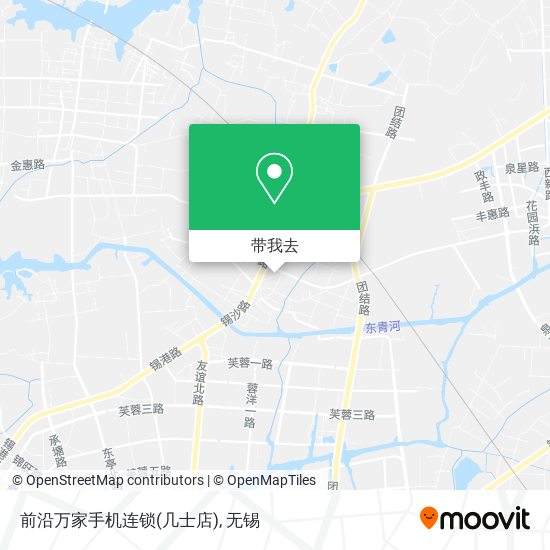 前沿万家手机连锁(几士店)地图