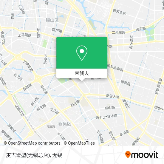 麦吉造型(无锡总店)地图