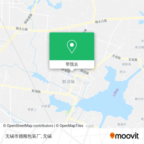 无锡市德顺包装厂地图