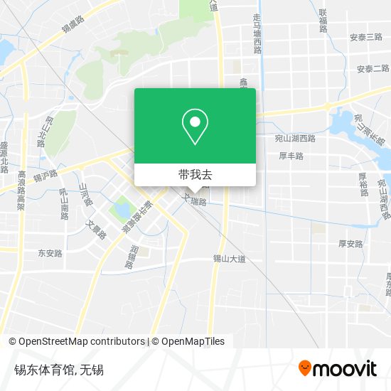 锡东体育馆地图