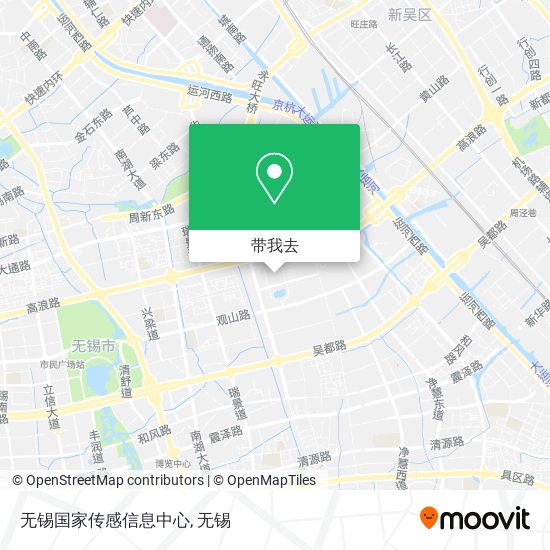 无锡国家传感信息中心地图