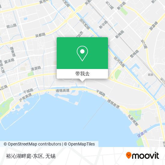 裕沁湖畔庭-东区地图