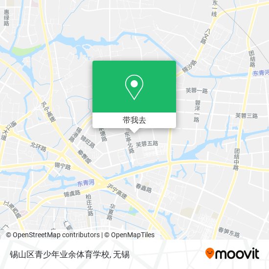 锡山区青少年业余体育学校地图