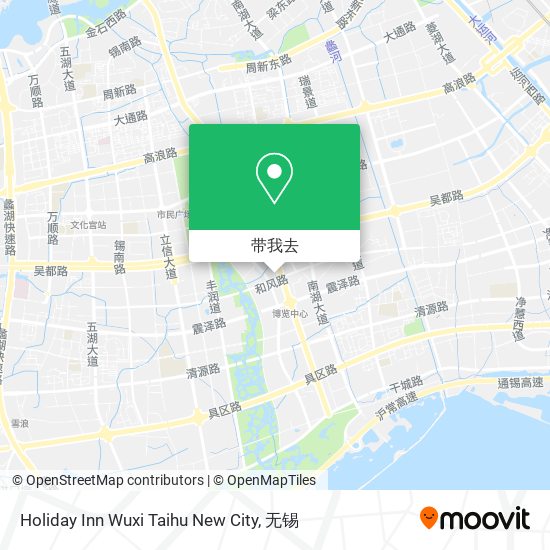 Holiday Inn Wuxi Taihu New City地图