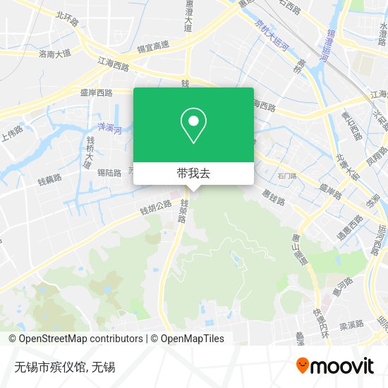 无锡市殡仪馆地图