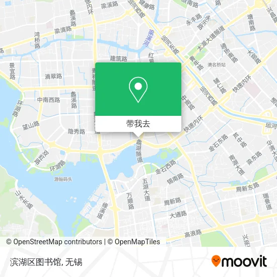 滨湖区图书馆地图