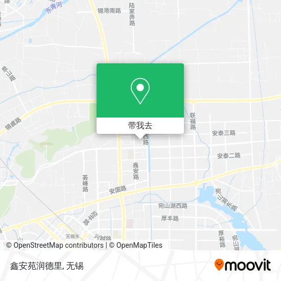 鑫安苑润德里地图