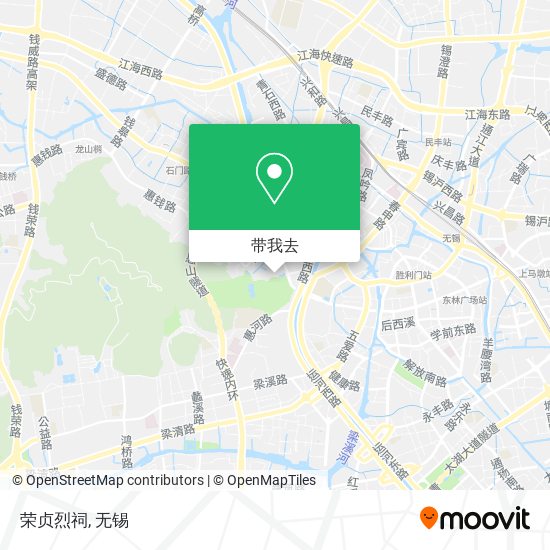 荣贞烈祠地图